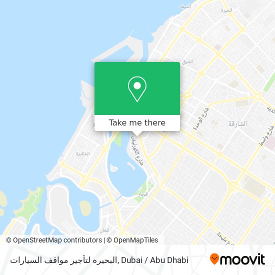 البحيره لتأجير مواقف السيارات map