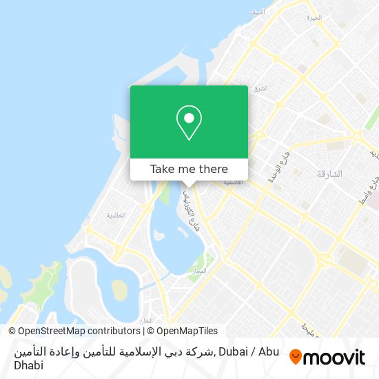 شركة دبي الإسلامية للتأمين وإعادة التأمين map