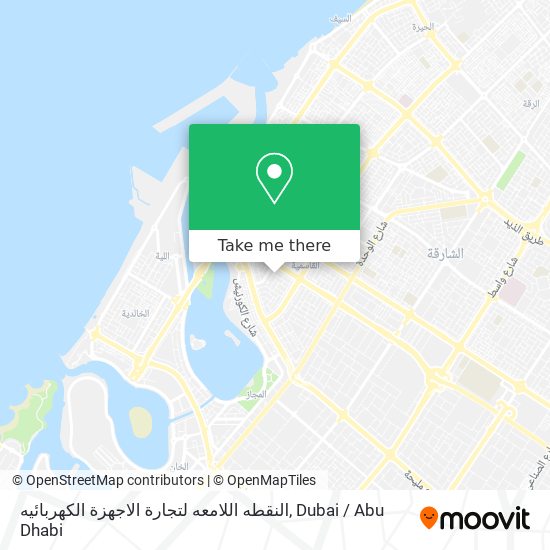 النقطه اللامعه لتجارة الاجهزة الكهربائيه map