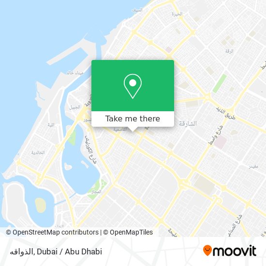 الذواقه map