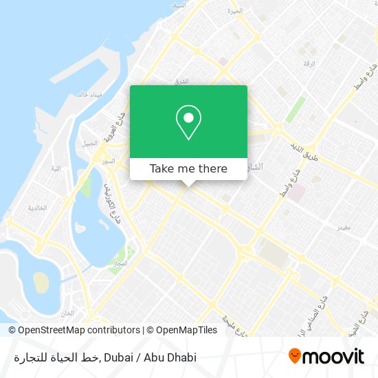 خط الحياة للتجارة map