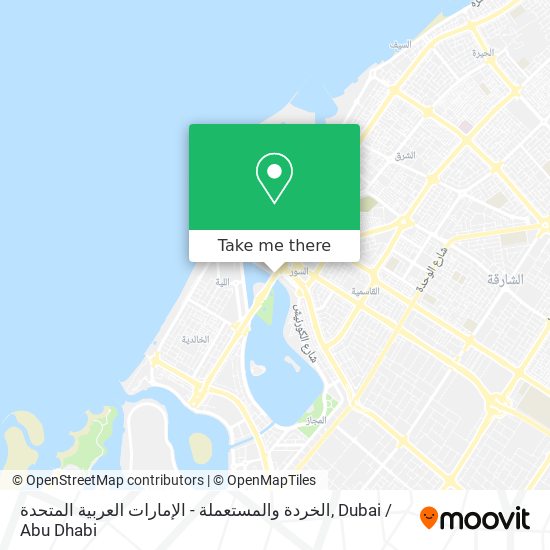 الخردة والمستعملة - الإمارات العربية المتحدة map