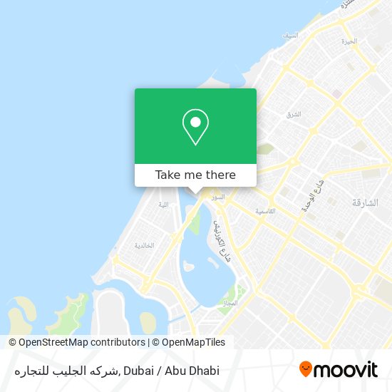 شركه الجليب للتجاره map