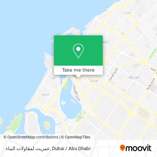 عمريت لمقاولات البناء map