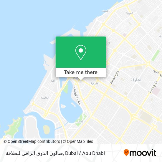 صالون الذوق الراقي للحلاقة map