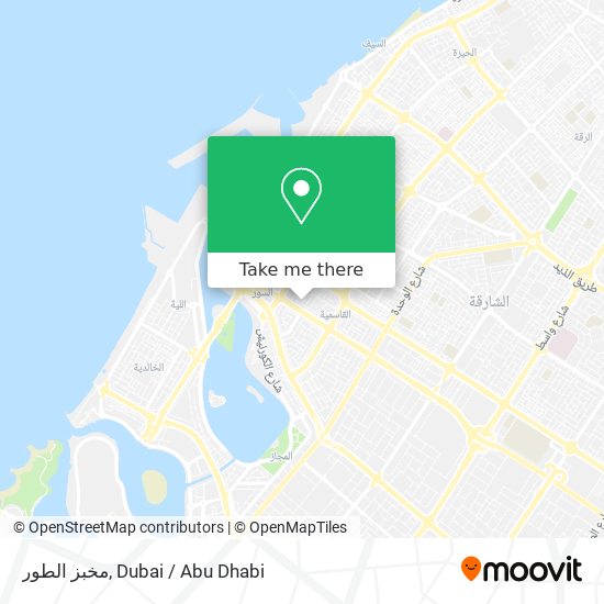 مخبز الطور map