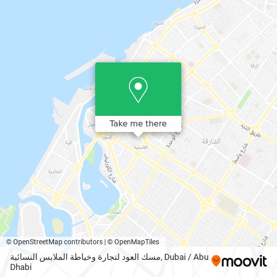 مسك العود لتجارة وخياطة الملابس النسائية map