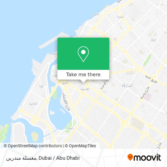 مغسلة مندرين map