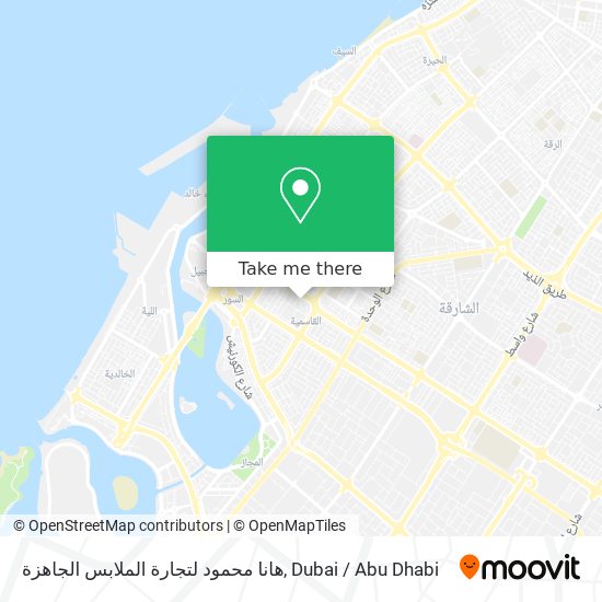 هانا محمود لتجارة الملابس الجاهزة map