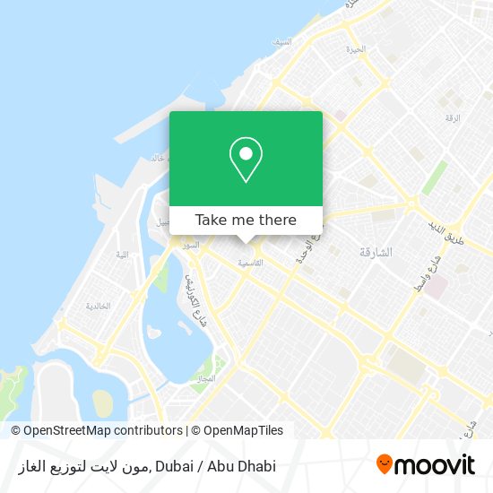 مون لايت لتوزيع الغاز map