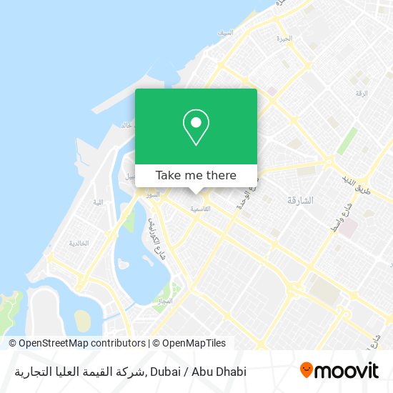 شركة القيمة العليا التجارية map