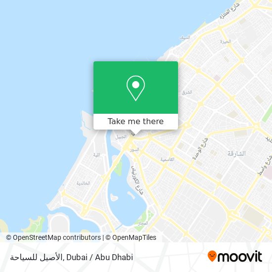 الأصيل للسياحة map