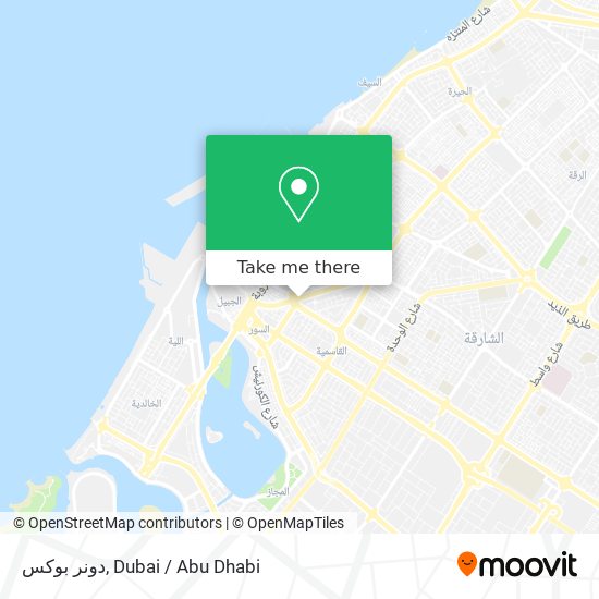 دونر بوكس map