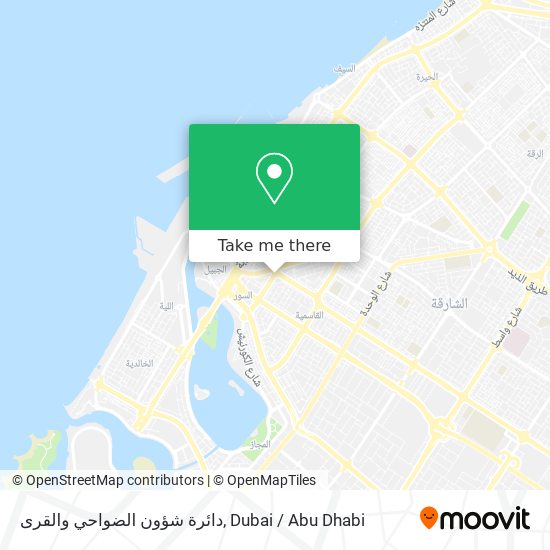 دائرة شؤون الضواحي والقرى map