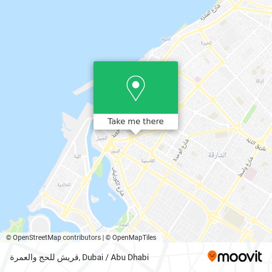قريش للحج والعمرة map
