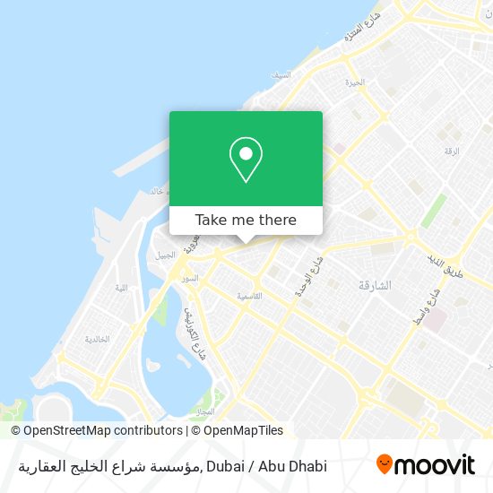 مؤسسة شراع الخليج العقارية map