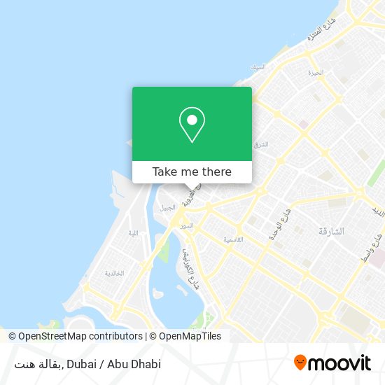 بقالة هنت map