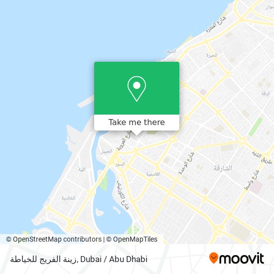 زينة الفريج للخياطة map