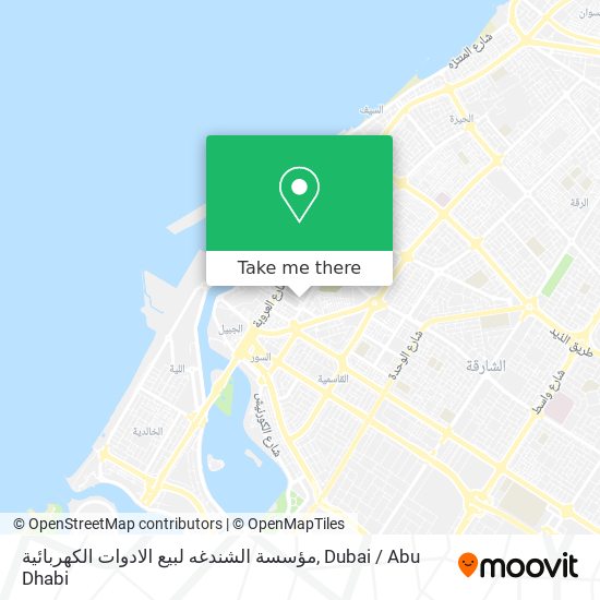 مؤسسة الشندغه لبيع الادوات الكهربائية map