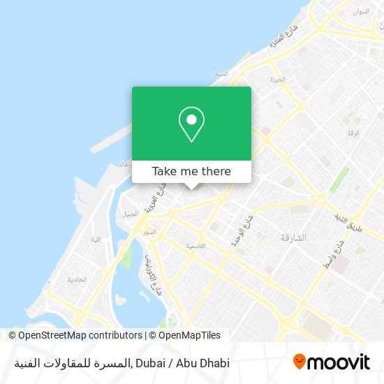 المسرة للمقاولات الفنية map