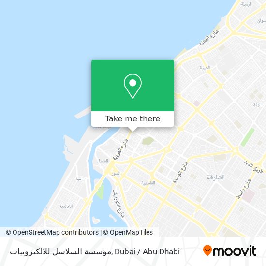 مؤسسة السلاسل للالكترونيات map