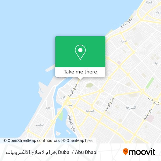 خزام لاصلاح الالكترونيات map