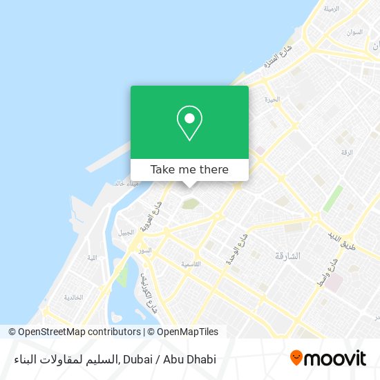 السليم لمقاولات البناء map