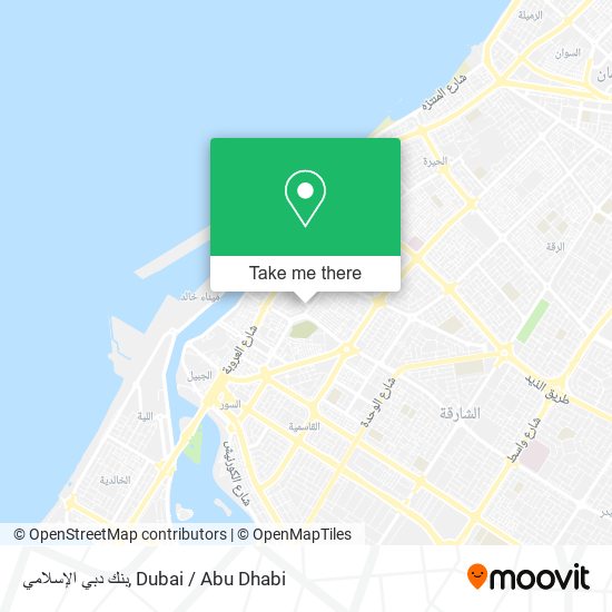 بنك دبي الإسلامي map