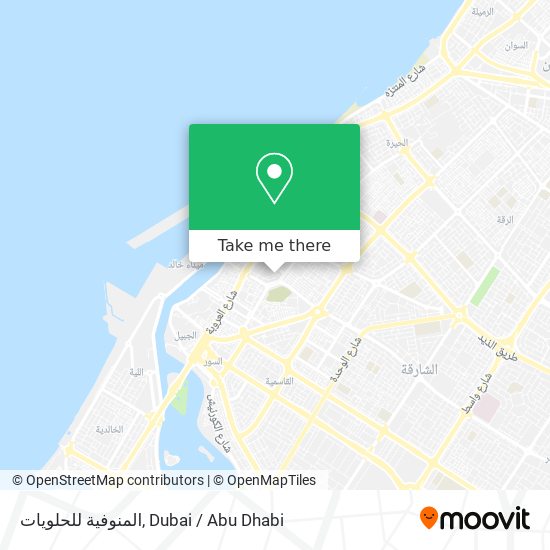 المنوفية للحلويات map