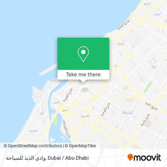 وادي الذيد للسياحة map