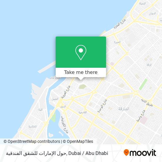 حول الإمارات للشقق الفندقية map