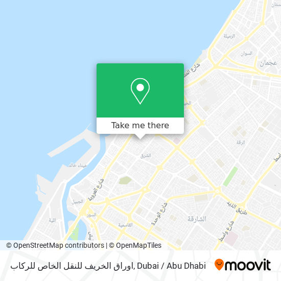 اوراق الخريف للنقل الخاص للركاب map