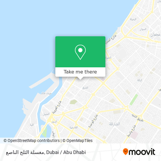 مغسلة الثلج الناصع map