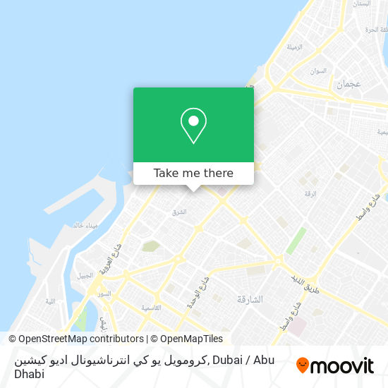 كرومويل يو كي انترناشيونال اديو كيشين map