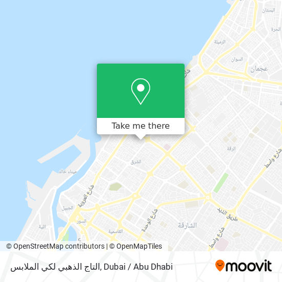 التاج الذهبي لكي الملابس map