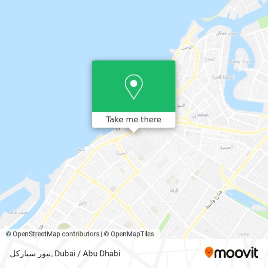 بيور سباركل map