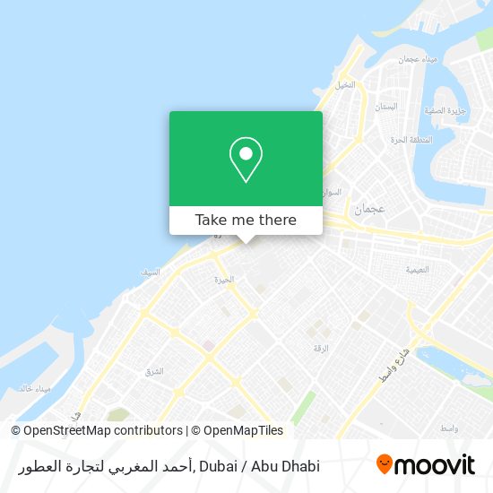 أحمد المغربي لتجارة العطور map