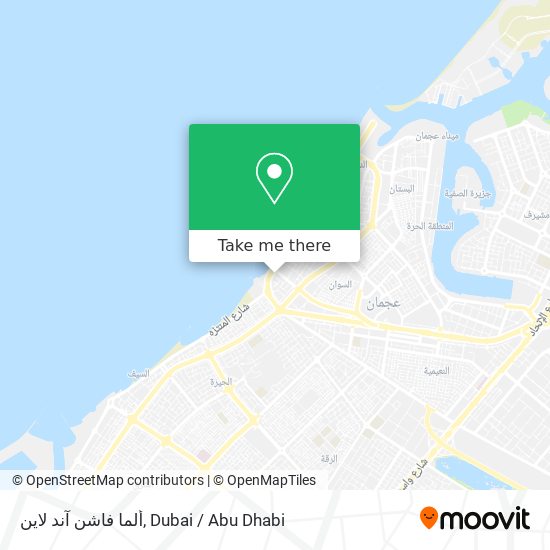 ألما فاشن آند لاين map