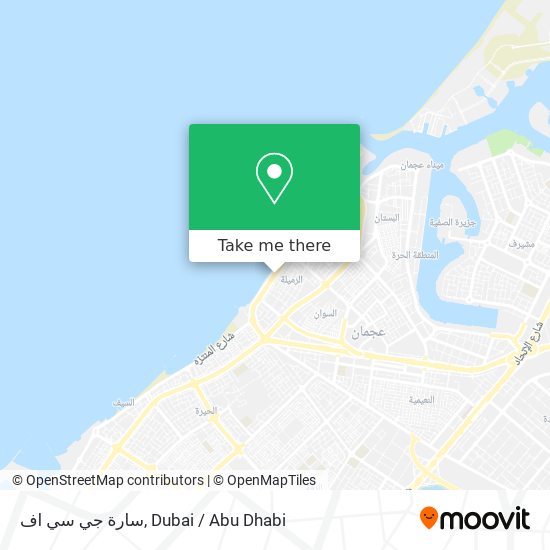سارة جي سي اف map