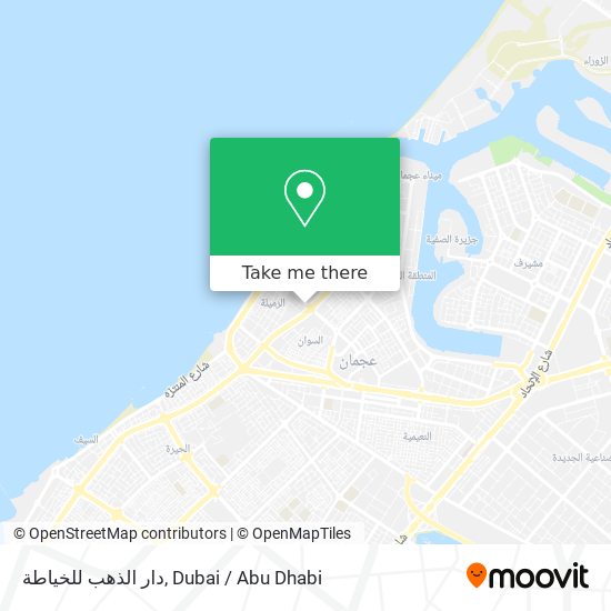 دار الذهب للخياطة map