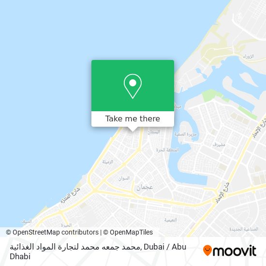 محمد جمعه محمد لتجارة المواد الغذائية map