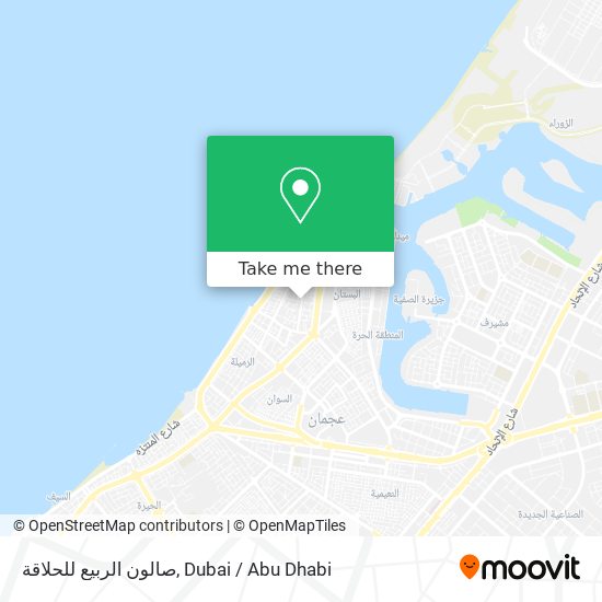 صالون الربيع للحلاقة map