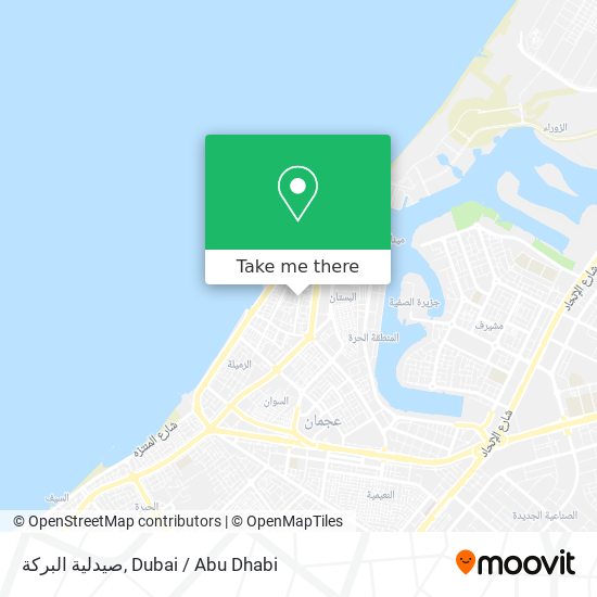 صيدلية البركة map