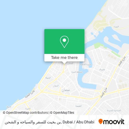 بن بخيت للسفر والسياحه و الشحن map