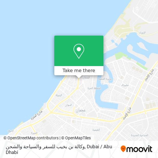 وكالة بن بخيب للسفر والسياحة والشحن map