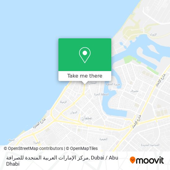 مركز الإمارات العربية المتحدة للصرافة map