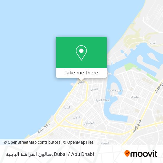 صالون الفراشة البابلية map