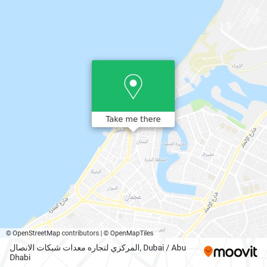 المركزي لتجاره معدات شبكات الانصال map