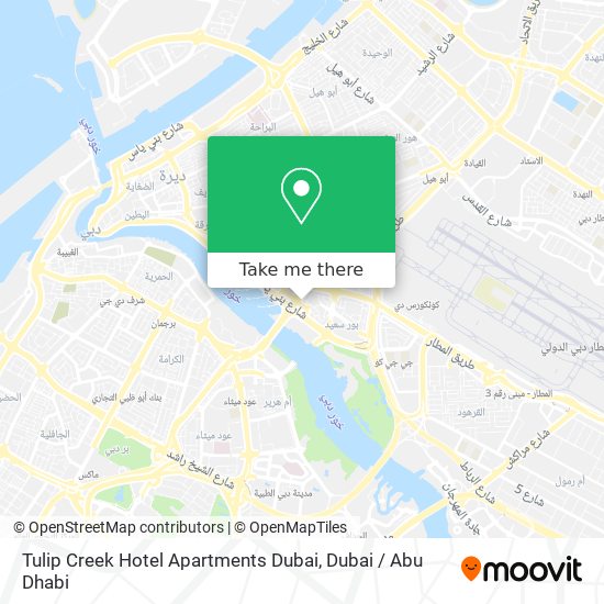 Tulip Creek Hotel Apartments Dubai map