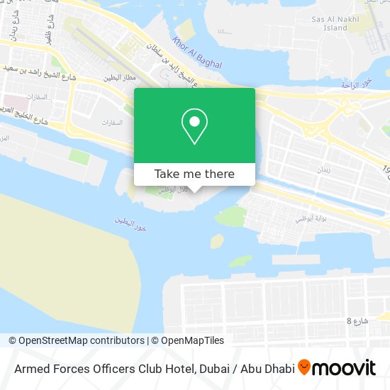 Armed Forces Officers Club Hotel map